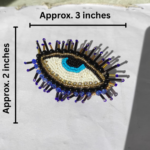 Evil Eye Themed Bead Brooch – 1 - Image 2